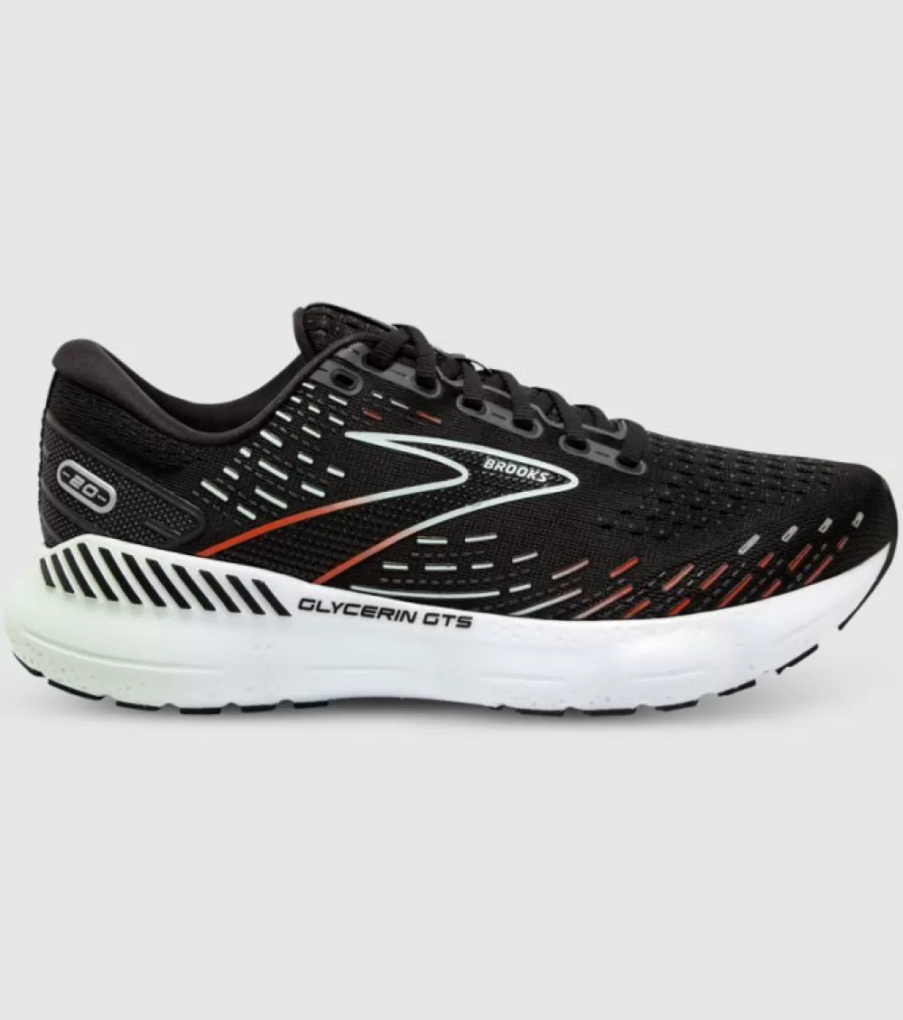 Best Brooks Glycerin Gts 20 Womens Black Red Opal