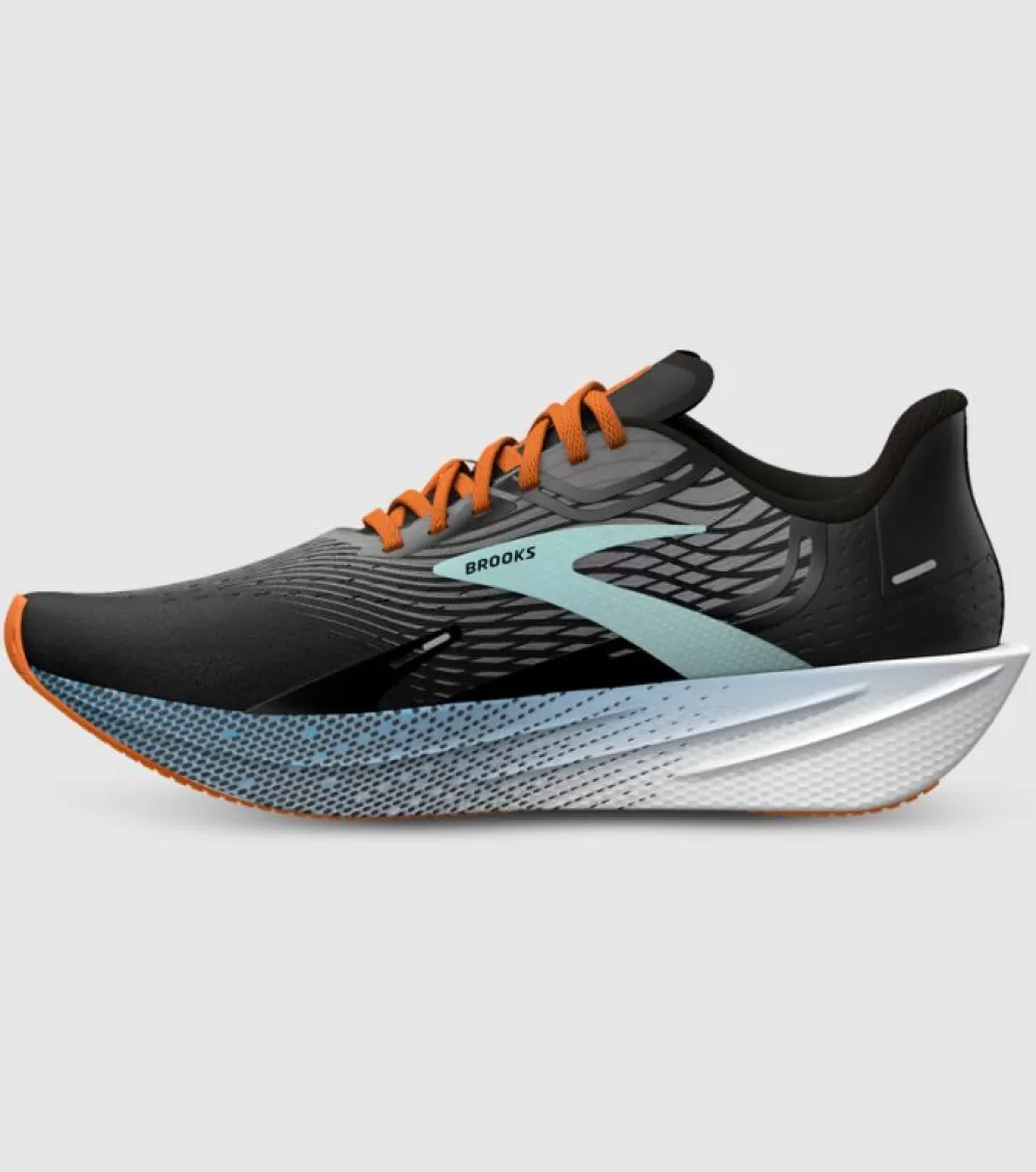 Shop Brooks Hyperion Max Mens Black Grey Orange Fish