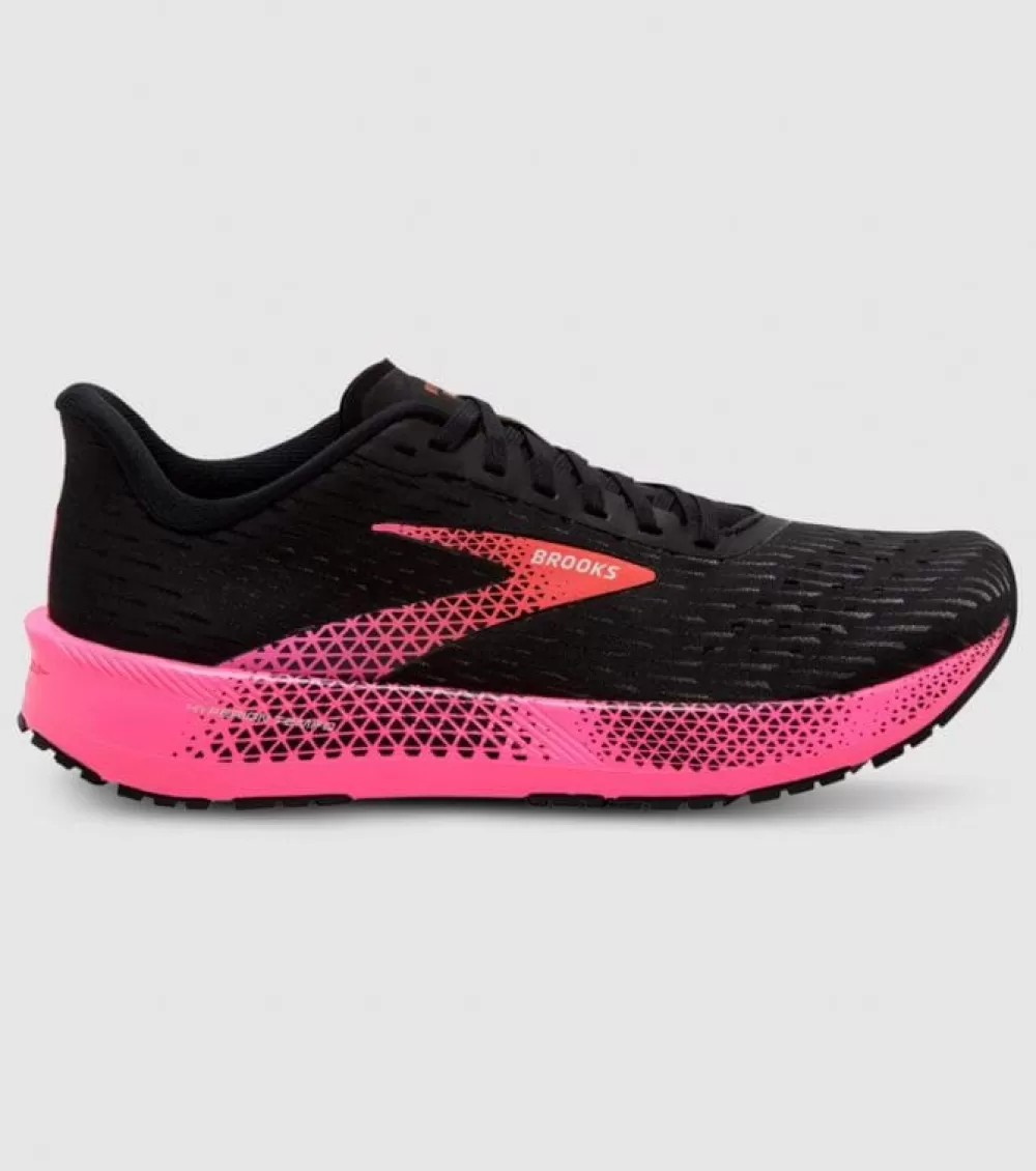 Clearance Brooks Hyperion Tempo Womens Black Pink Hot Coral