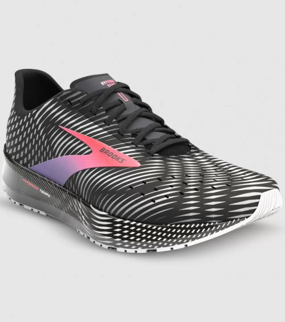 Store Brooks Hyperion Tempo Womens Black Coral Purple