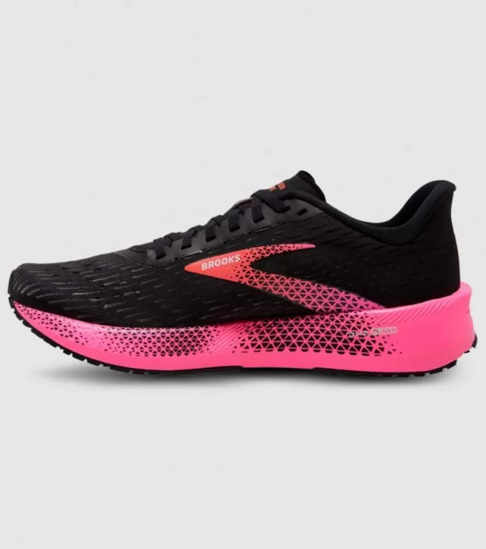 Clearance Brooks Hyperion Tempo Womens Black Pink Hot Coral