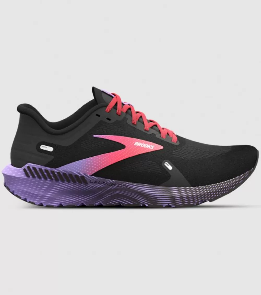 Fashion Brooks Launch Gts 9 Womens Black Coral Purple