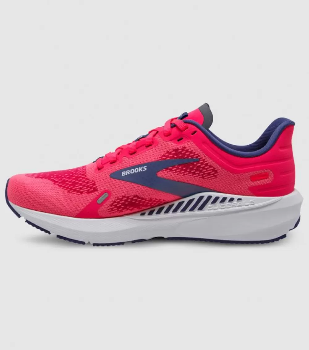 Cheap Brooks Launch Gts 9 Womens Pink Fuchsia Cobalt