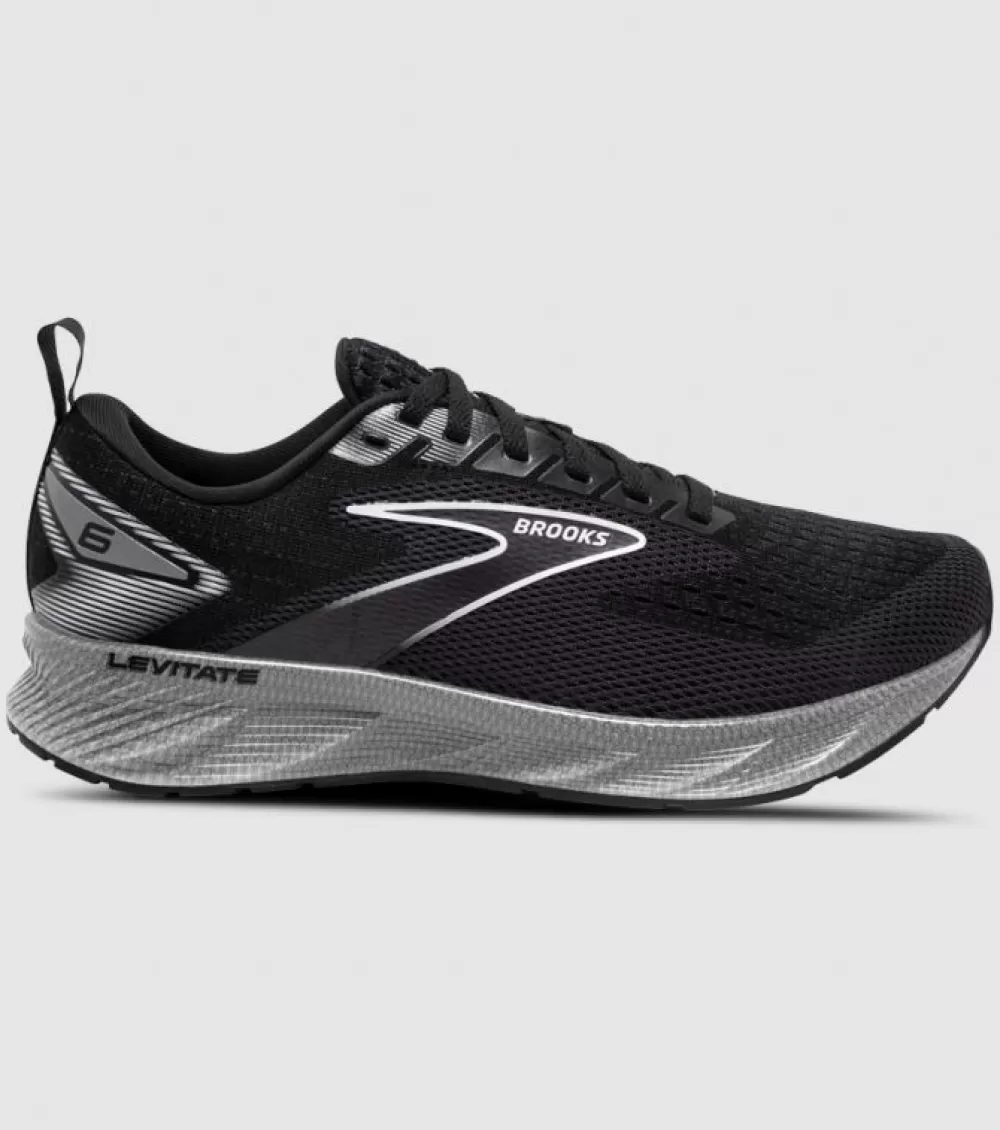 New Brooks Levitate 6 Womens Black Blackened Pearl