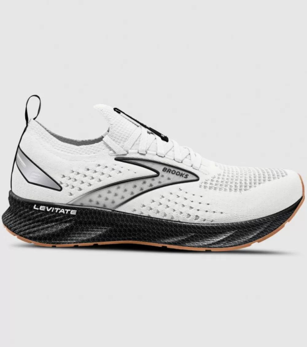 Cheap Brooks Levitate Stealthfit 6 Mens White Black