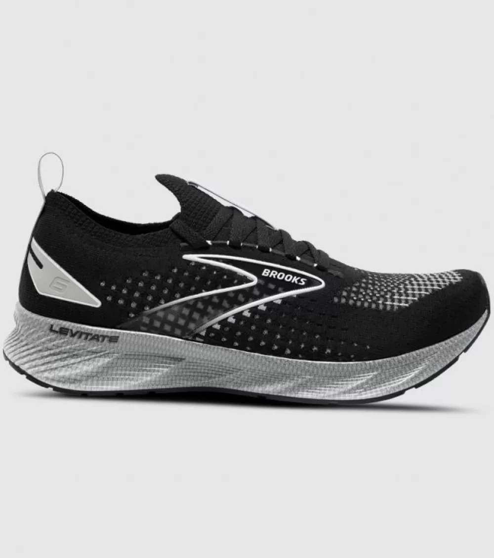 Flash Sale Brooks Levitate Stealthfit 6 Mens Black Grey Oyster