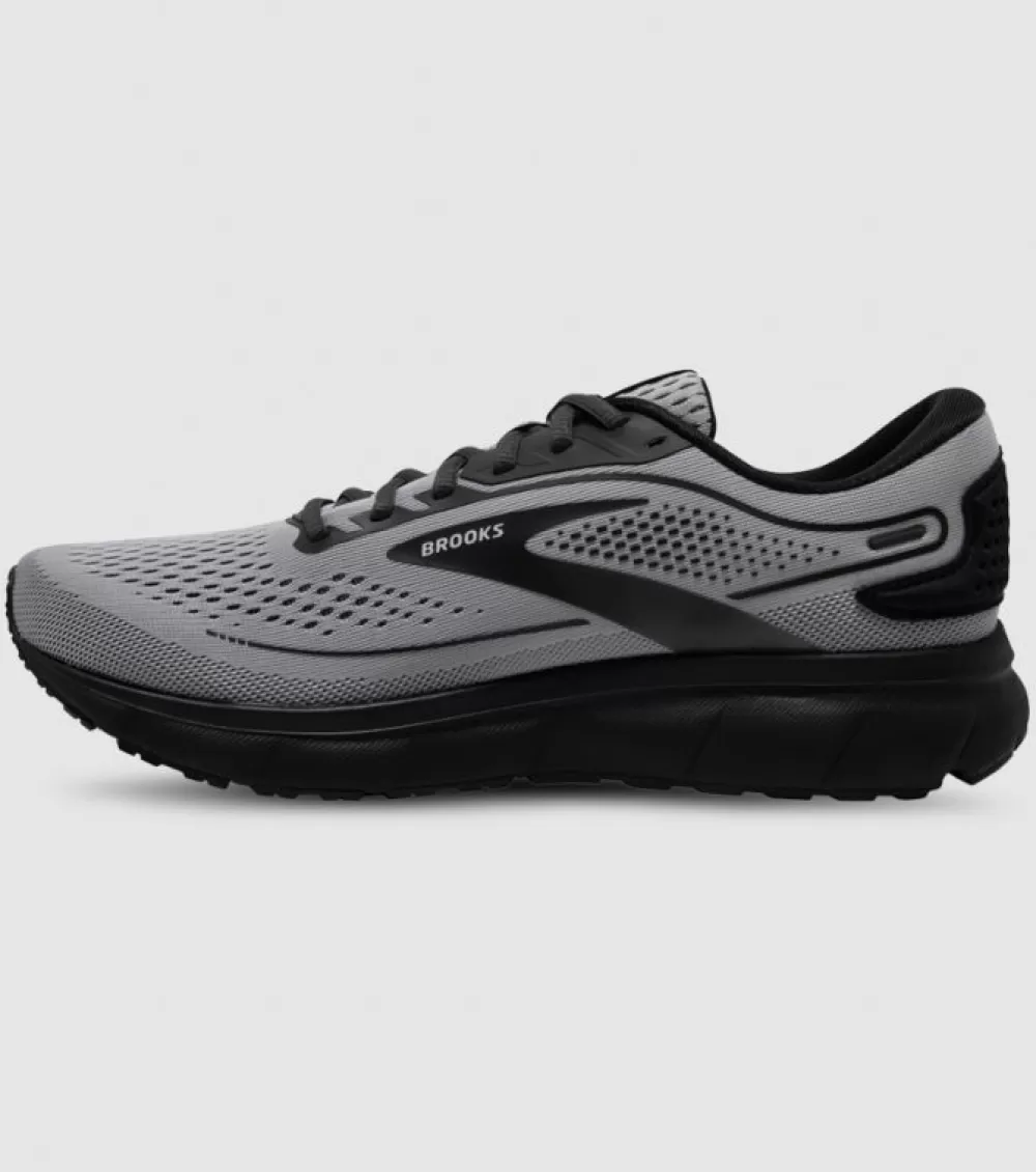 Shop Brooks Trace 2 (2E Wide) Mens Alloy Black Ebony