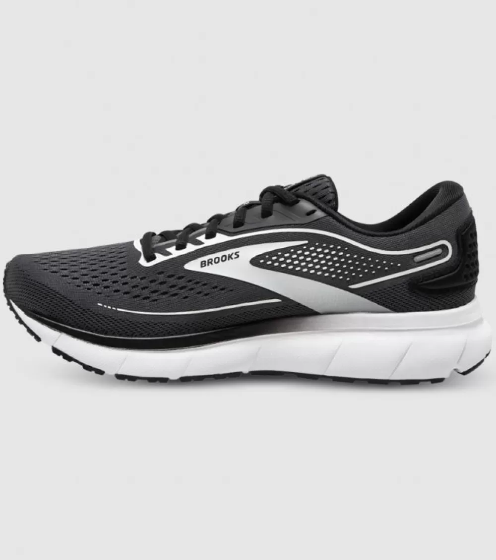 Cheap Brooks Trace 2 (D Wide) Womens Ebony Black White