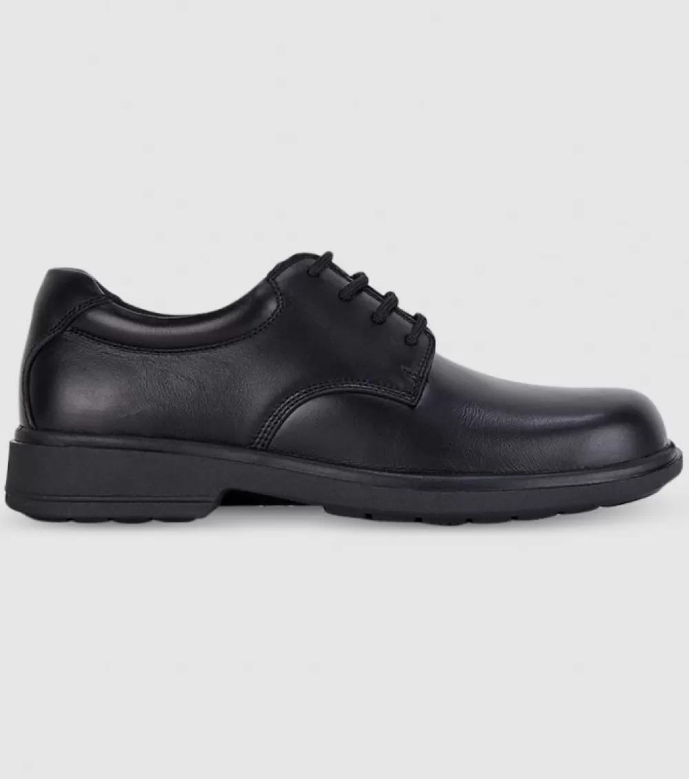 Clearance Clarks Descent (Extra Wide) Junior Black