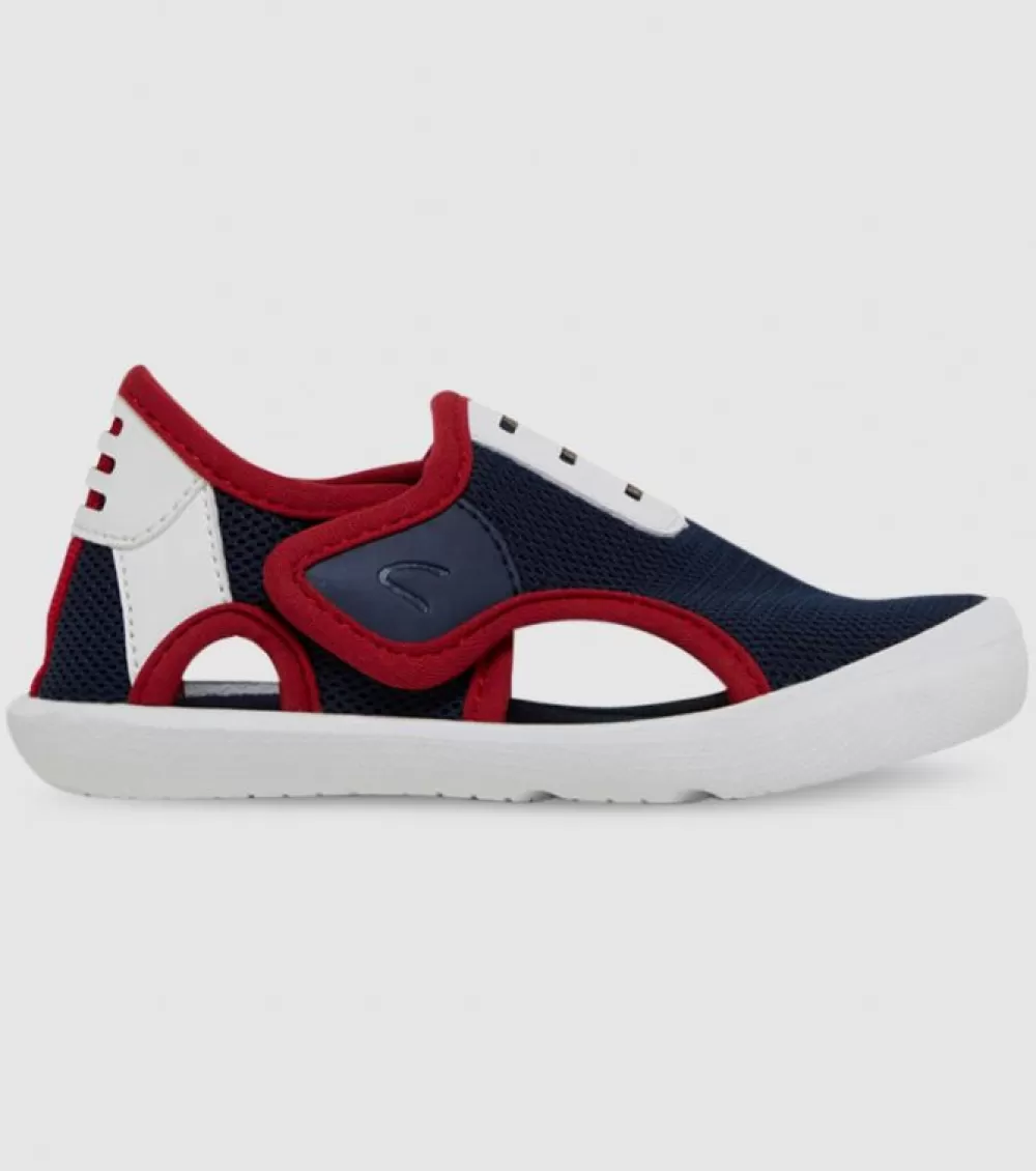 Shop Clarks Reef (Ps) Kids Navy Red