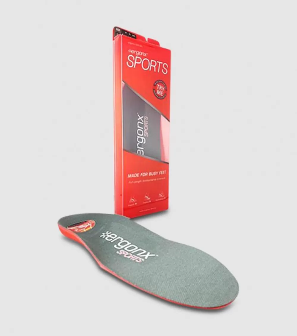 New Ergonx Fit Sport Kids Innersole Red