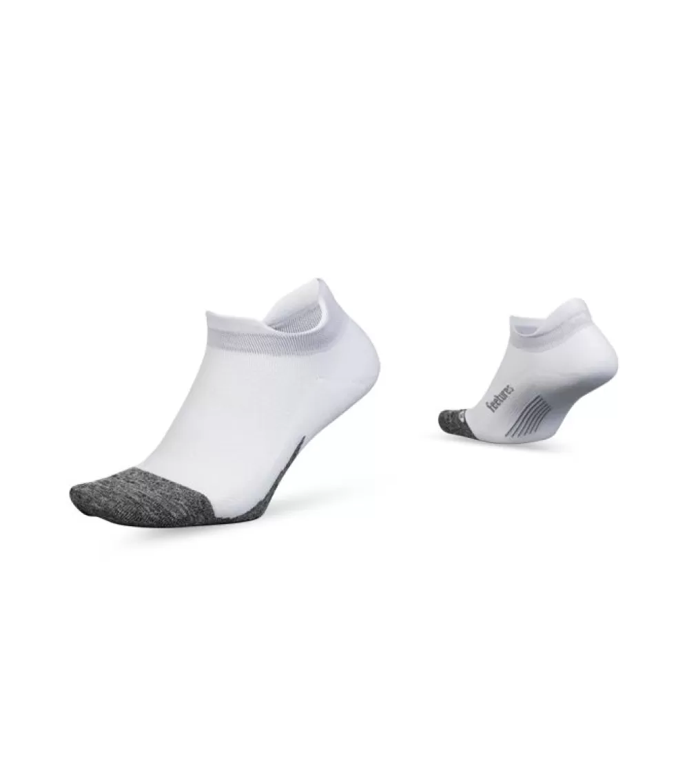 Store Feetures Elite Light Cushion No Show Socks White