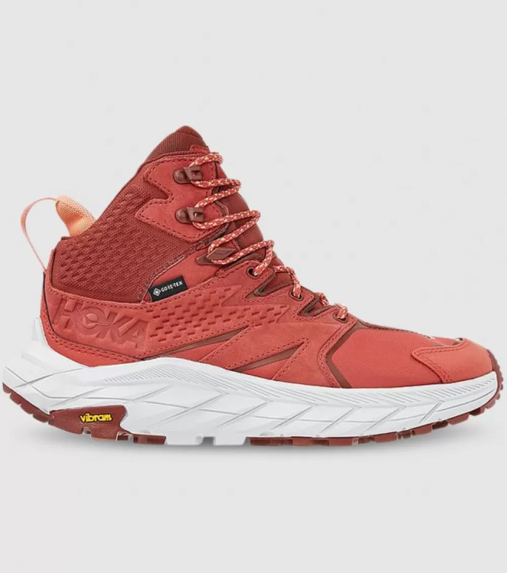 Outlet Hoka One One Hoka Anacapa Mid Gore-Tex Womens Hot Sauce Cherry Mahogany