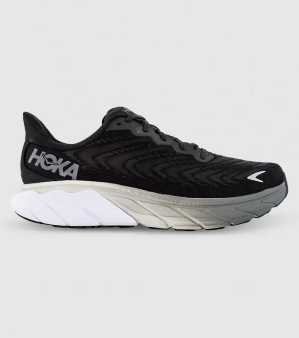 Shop Hoka One One Hoka Arahi 6 (2E Wide) Mens Black White