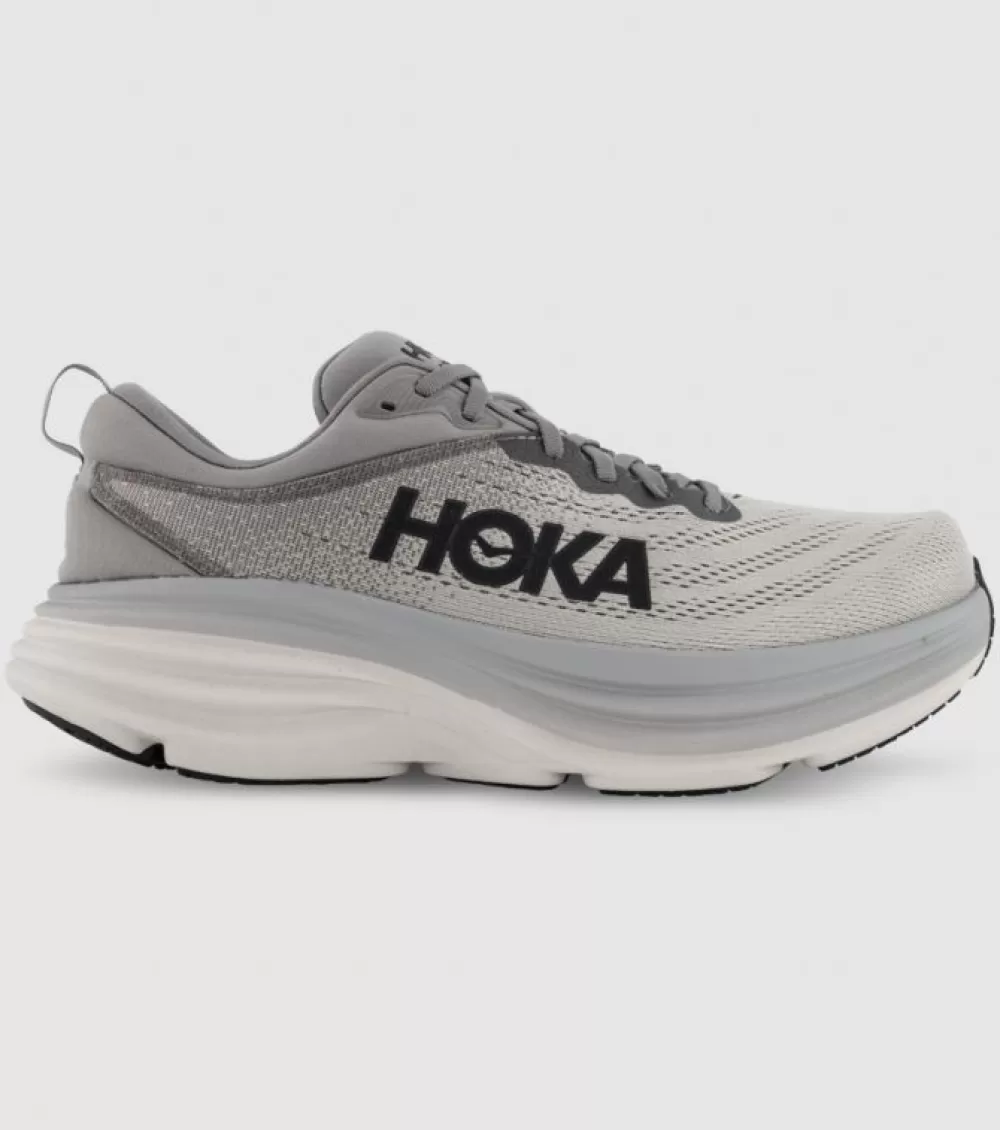 Hot Hoka One One Hoka Bondi 8 (4E X-Wide) Mens Sharkskin Harbor Mist