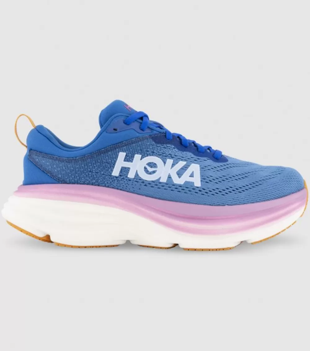 Online Hoka One One Hoka Bondi 8 (D Wide) Womens Coastal Sky All Aboard