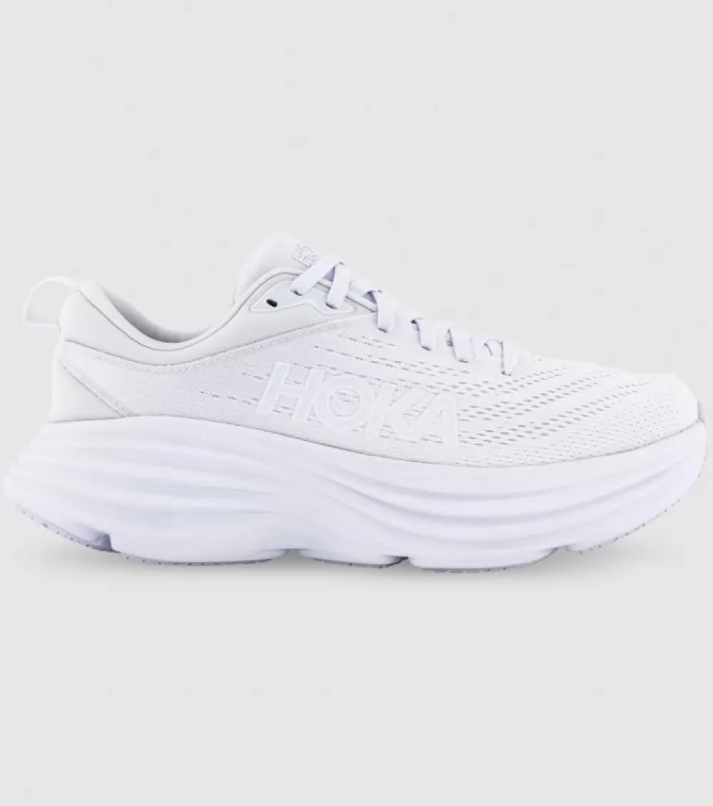 New Hoka One One Hoka Bondi 8 Mens White White