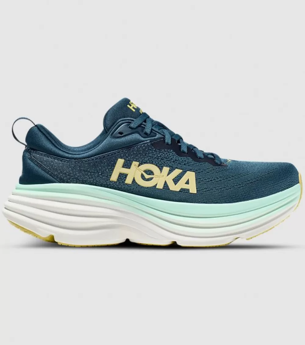 Fashion Hoka One One Hoka Bondi 8 Mens Midnight Ocean Bluesteel