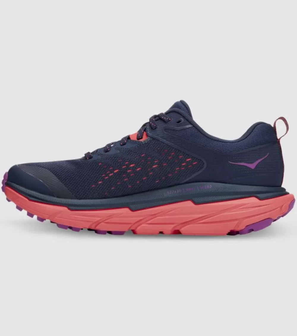 New Hoka One One Hoka Challenger Atr 6 Womens Black Iris Hot Coral