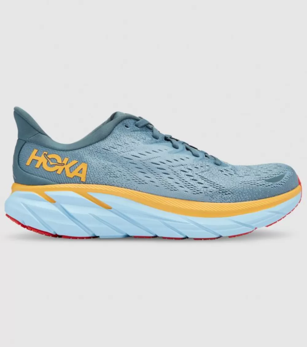 Best Sale Hoka One One Hoka Clifton 8 Mens Goblin Blue Mountain Spring