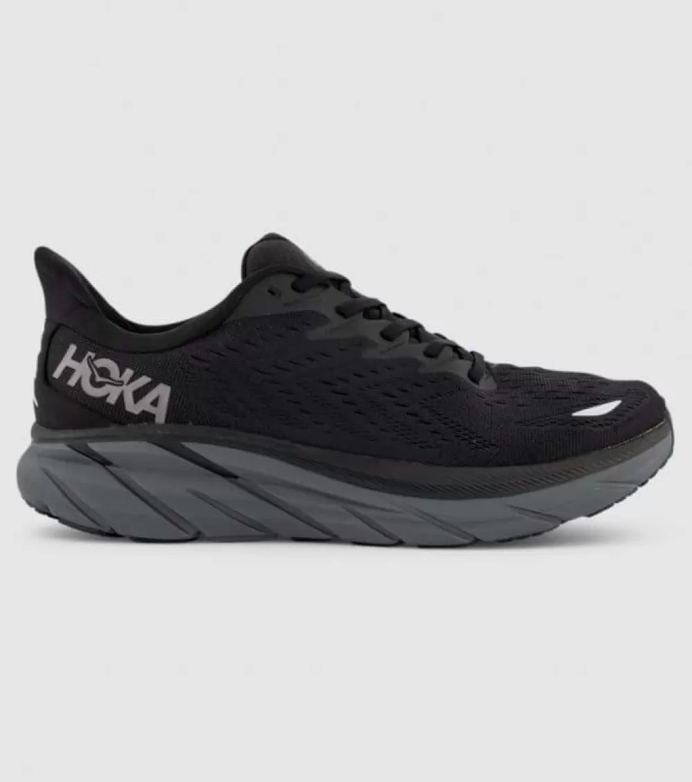 Outlet Hoka One One Hoka Clifton 8 Mens Black Black