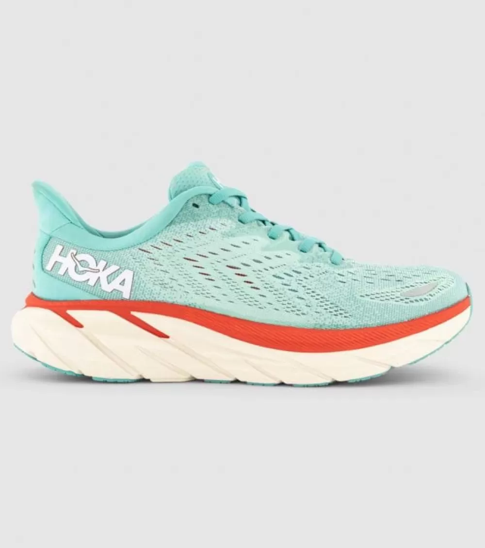 Store Hoka One One Hoka Clifton 8 Womens Aquarelle Eggshell Blue