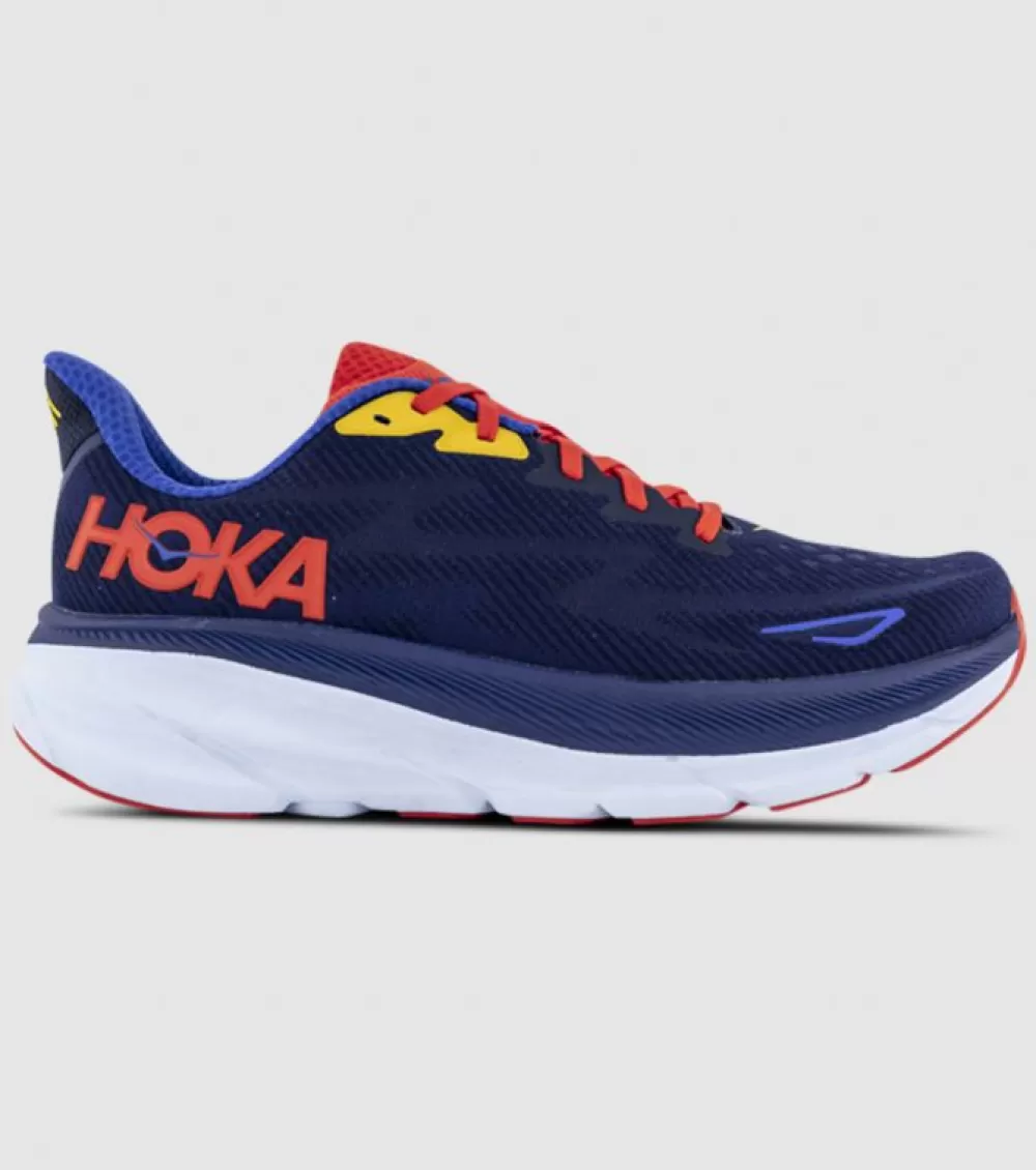 Flash Sale Hoka One One Hoka Clifton 9 (2E Wide) Mens Bellwether Blue Dazzling Blue