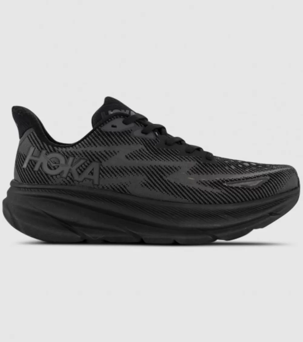 Sale Hoka One One Hoka Clifton 9 (2E Wide) Mens Black Black