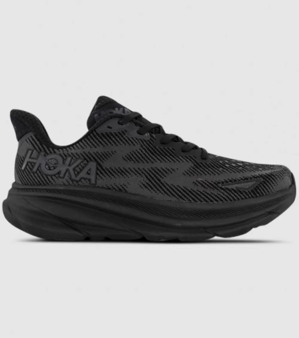 Flash Sale Hoka One One Hoka Clifton 9 (D Wide) Womens Black Black