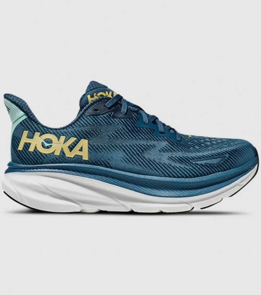 Best Sale Hoka One One Hoka Clifton 9 Mens Midnight Ocean Bluesteel