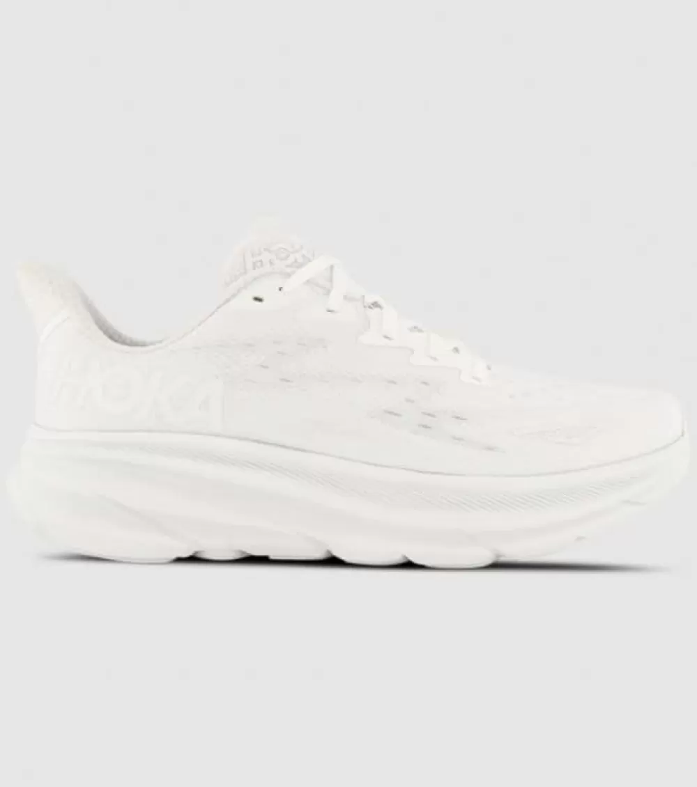 Shop Hoka One One Hoka Clifton 9 Mens White White