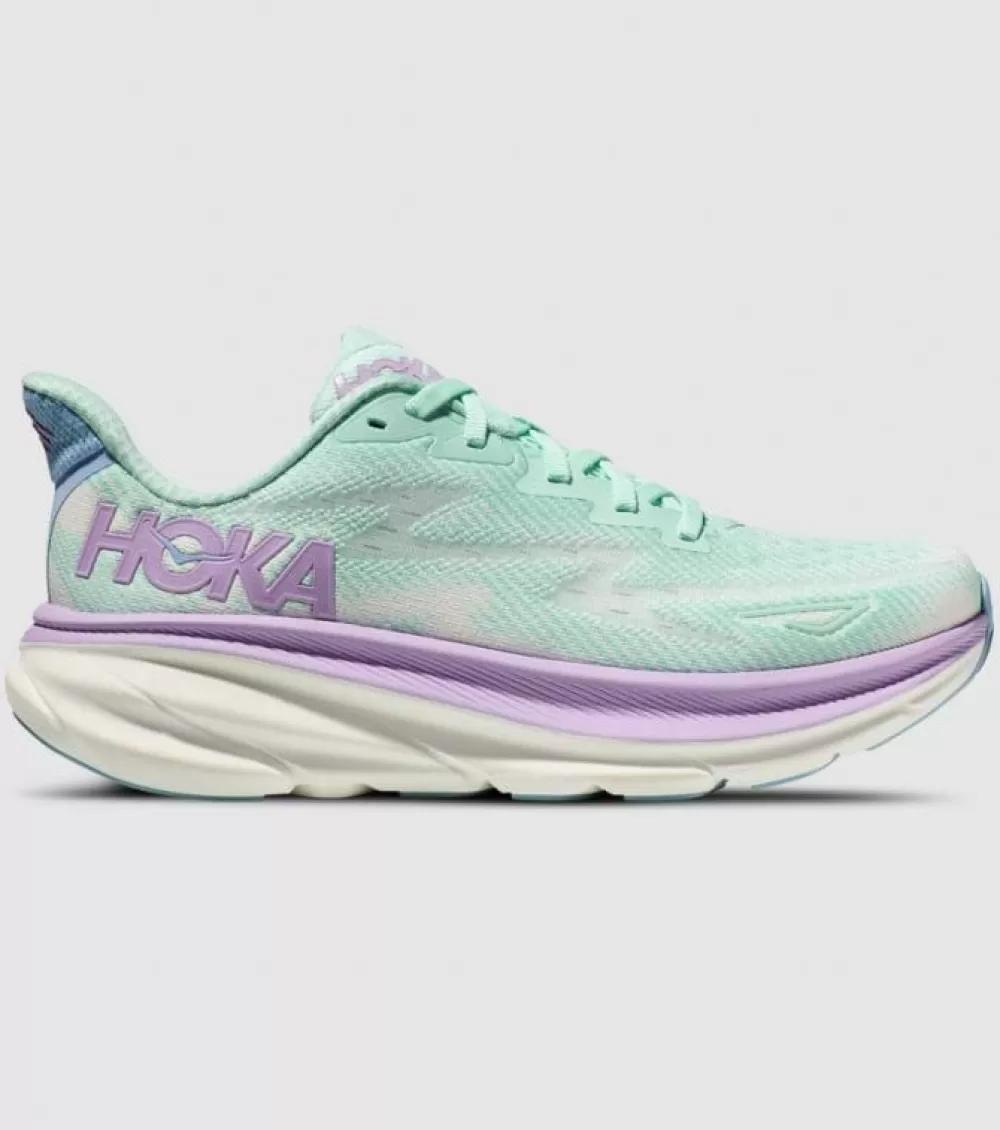 Best Sale Hoka One One Hoka Clifton 9 Womens Sunlit Ocean Lilac Mist