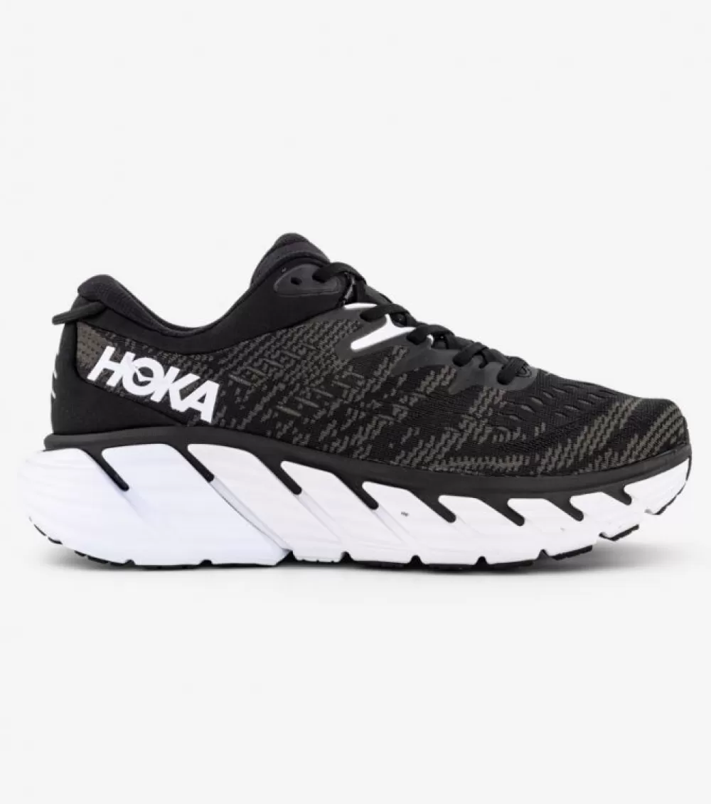 Discount Hoka One One Hoka Gaviota 4 (2E Wide) Mens Black White