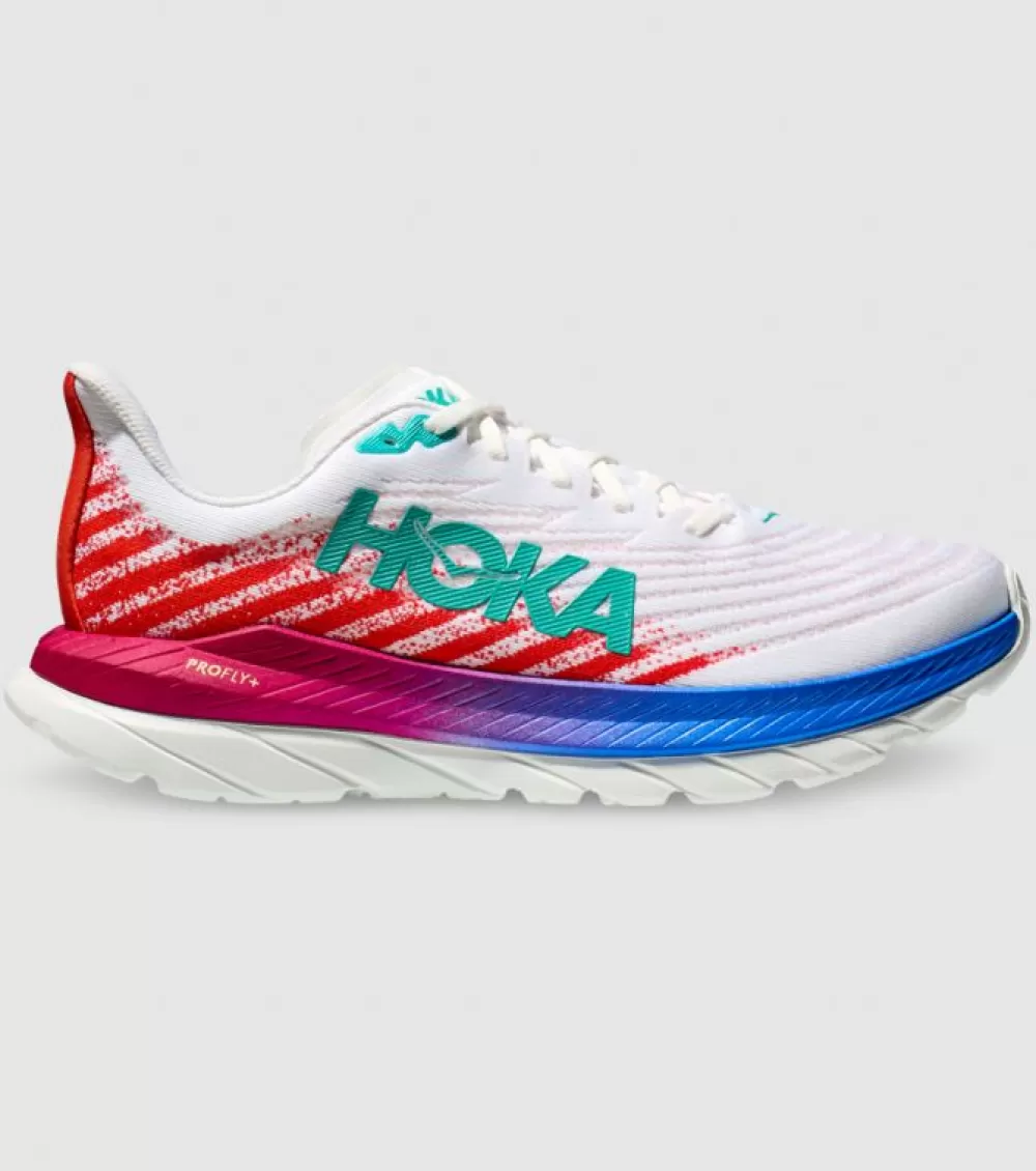 Online Hoka One One Hoka Mach 5 Mens White Flame