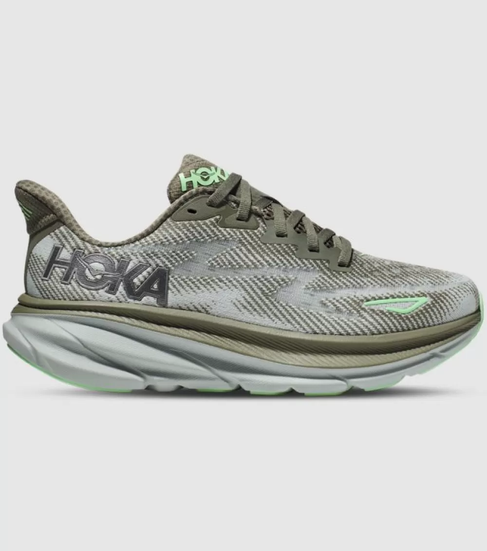 Flash Sale Hoka One One Clifton 9 Womens Olive Haze Mercury