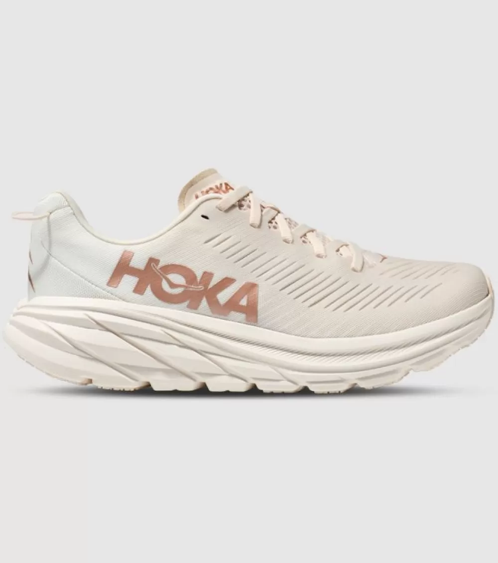 Cheap Hoka One One Rincon 3 Womens Eggnog Rose Gold