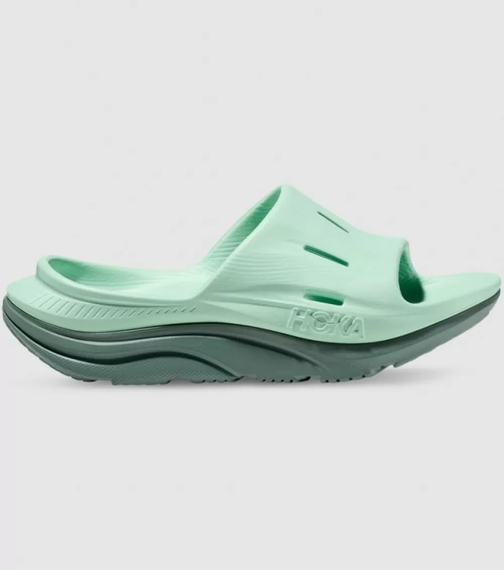 Best Sale Hoka One One Hoka Ora Recovery Slide 3 Unisex Mist Green Trellis