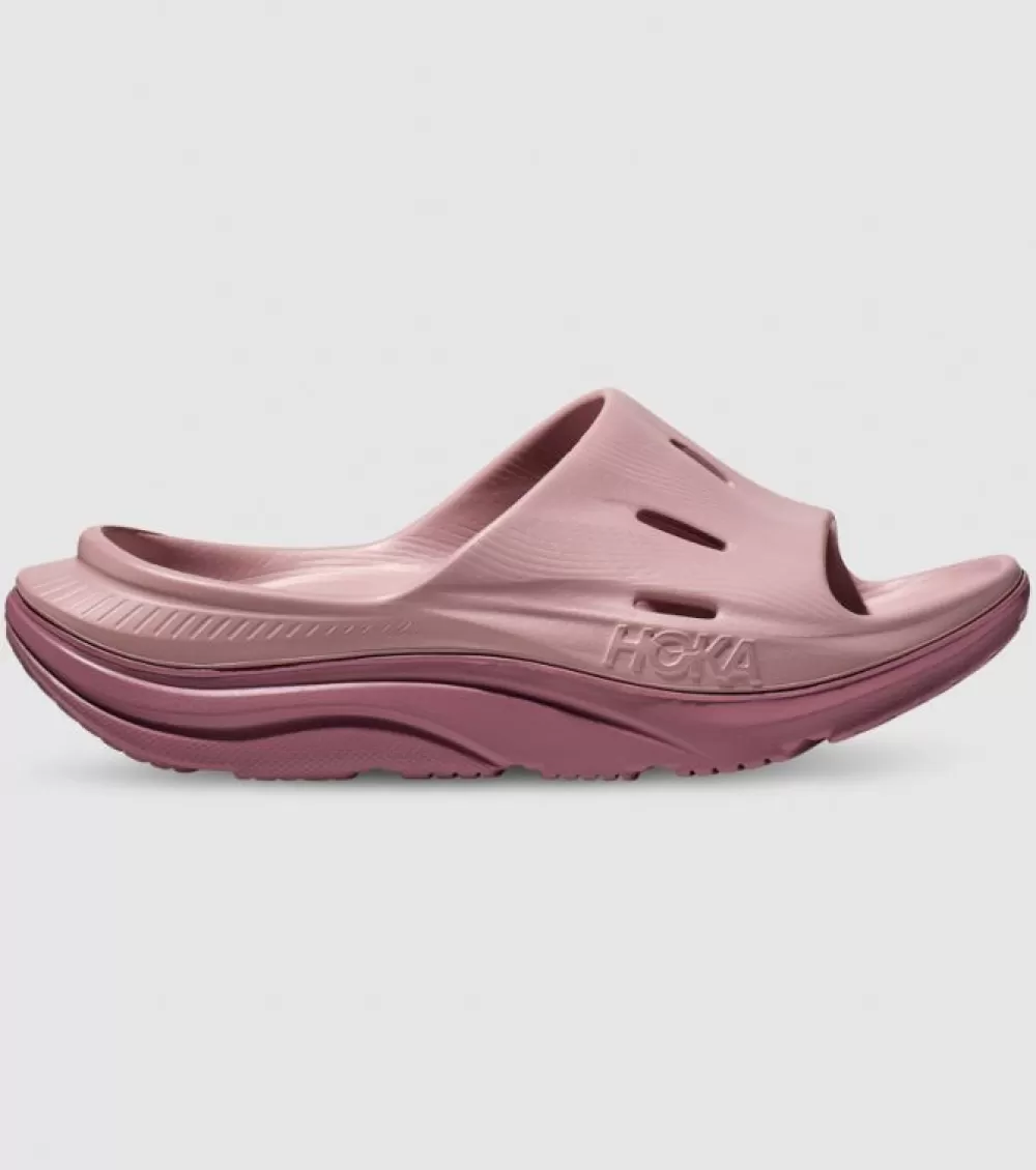 Hot Hoka One One Hoka Ora Recovery Slide 3 Unisex Pale Mauve Wistful Mauve