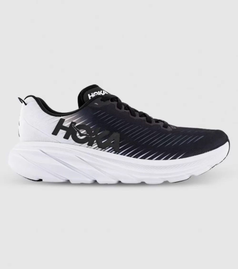 Store Hoka One One Hoka Rincon 3 (2E Wide) Mens Black White