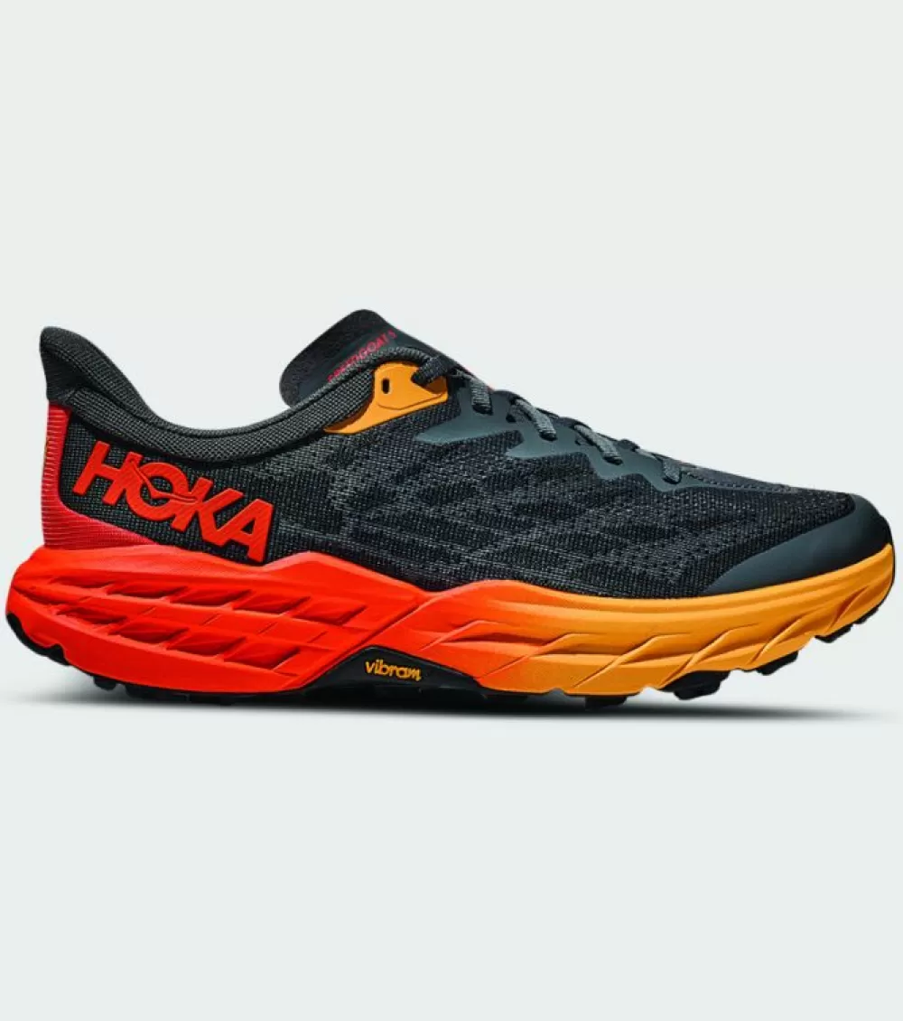 Hot Hoka One One Hoka Speedgoat 5 (2E Wide) Mens Castlerock Flame