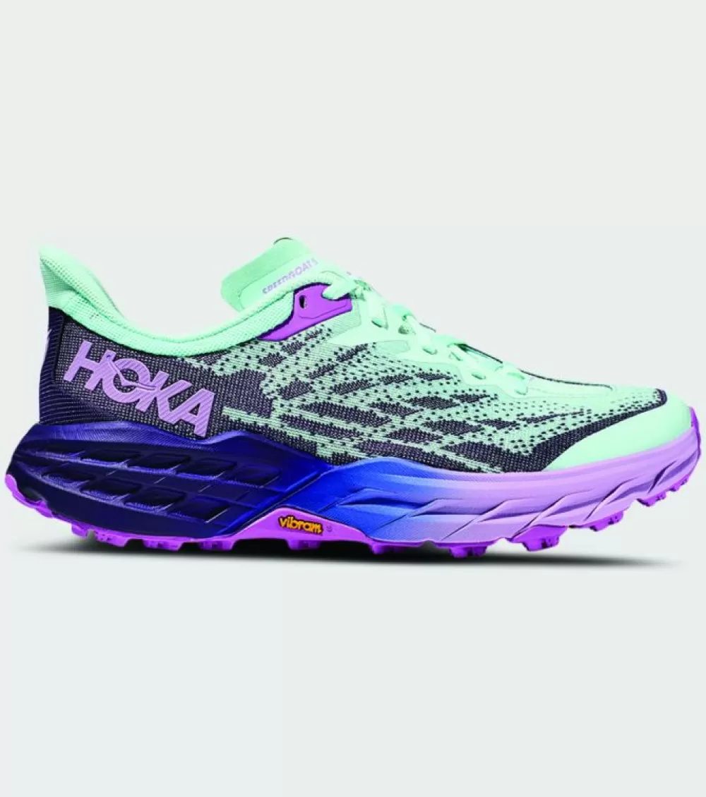 Clearance Hoka One One Hoka Speedgoat 5 (D Wide) Womens Sunlit Ocean Night Sky