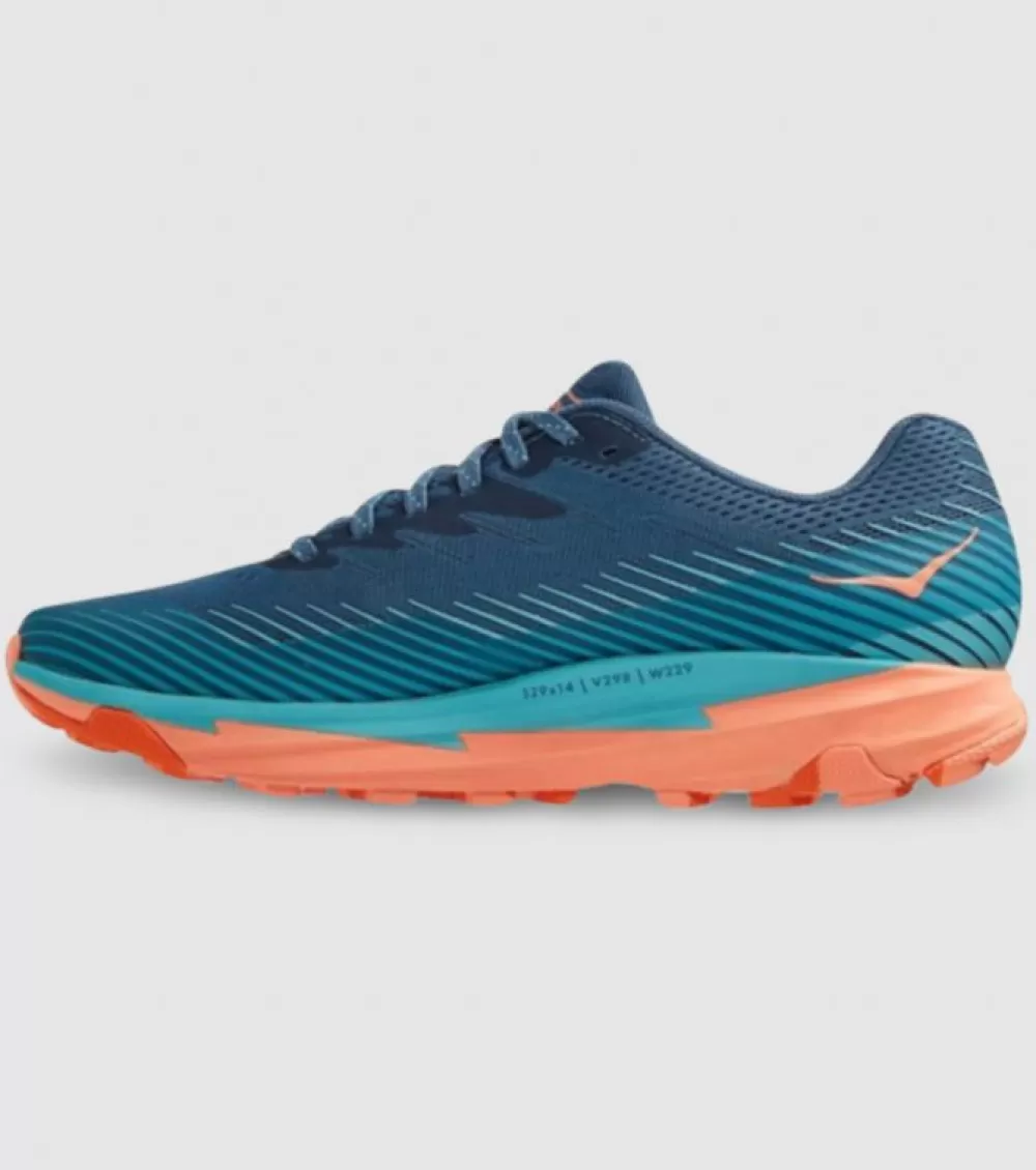 Discount Hoka One One Hoka Torrent 2 Womens Real Teal Cantaloupe