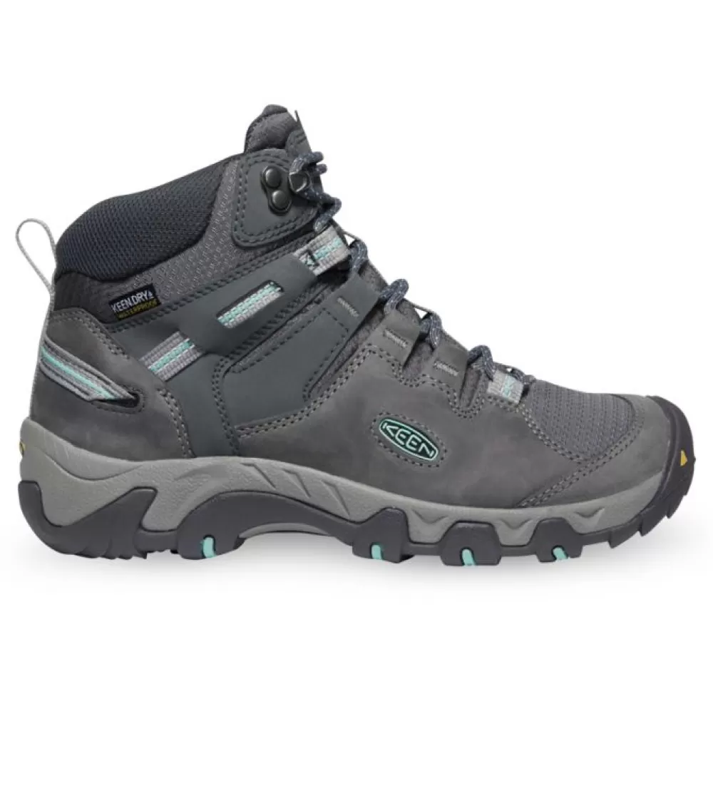 Cheap Keen Steens Mid Waterproof Womens Steel Grey Ocean Wave