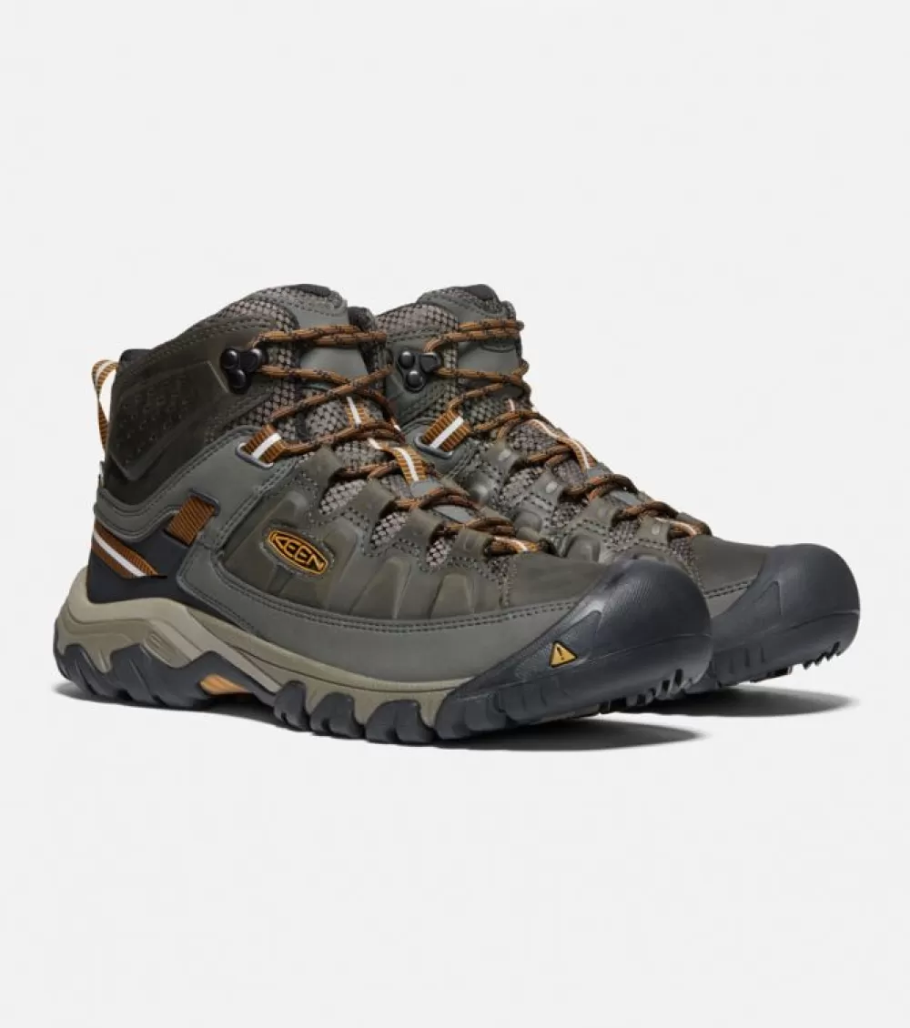 Sale Keen Targhee Iii Mid Waterproof Mens Black Olive Golden Brown