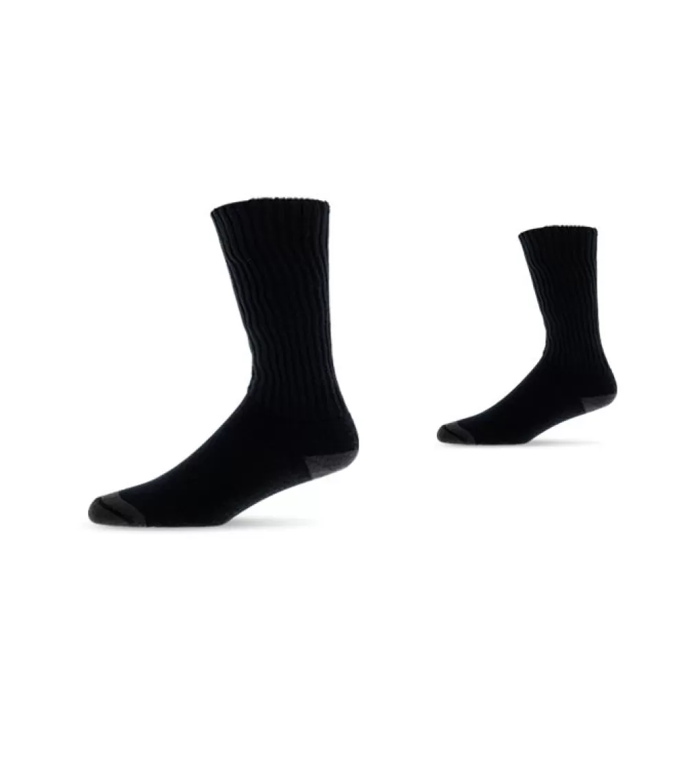 Outlet Lightfeet Diabetic Crew Socks Black