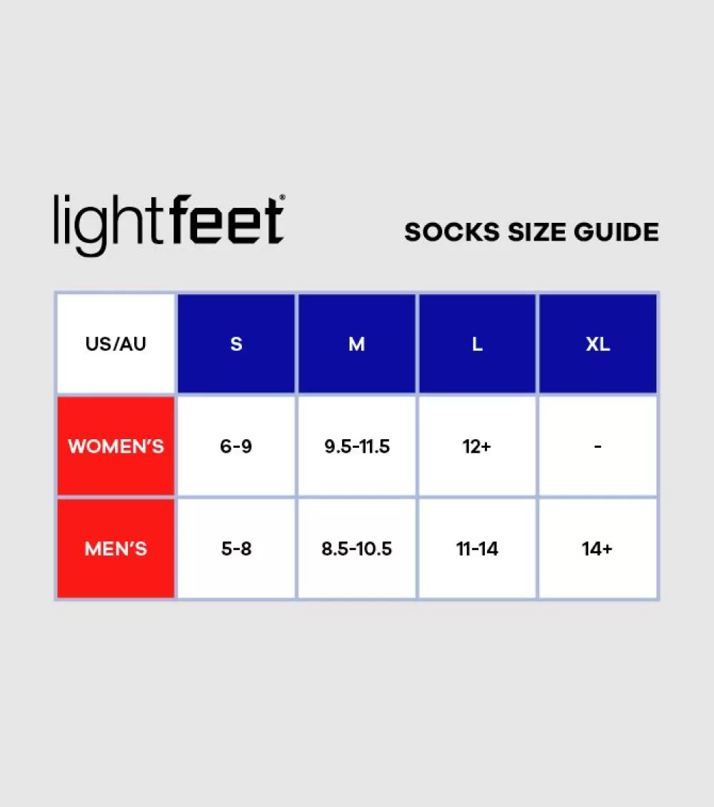 Outlet Lightfeet Diabetic Crew Socks Black