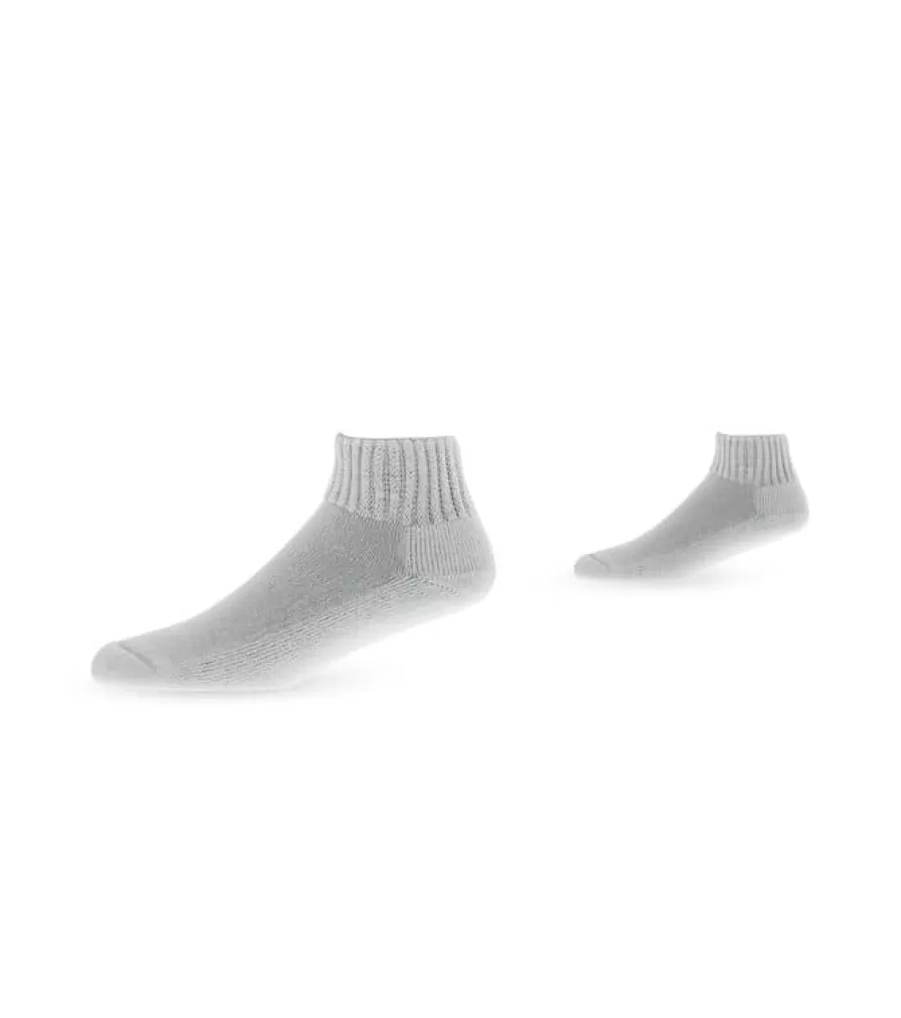 Outlet Lightfeet Diabetic Quarter Socks White