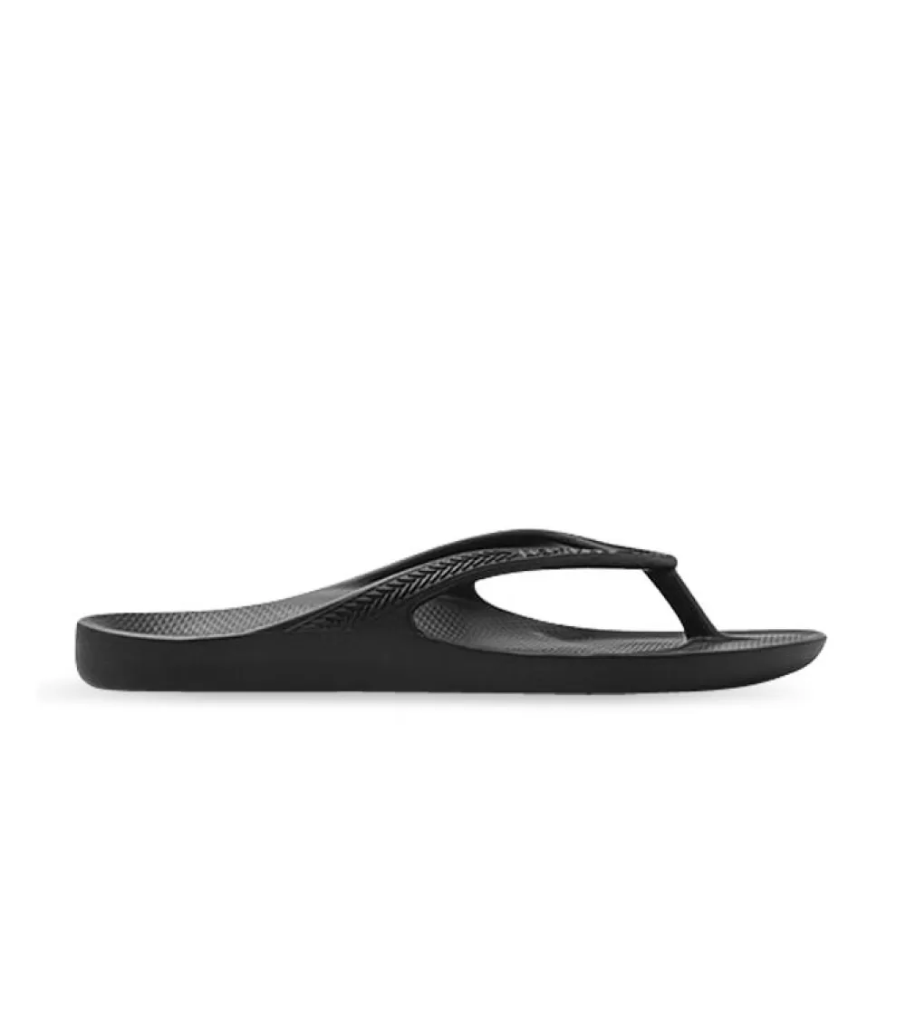 Store Lightfeet Revive Arch Support Thong Mens Black