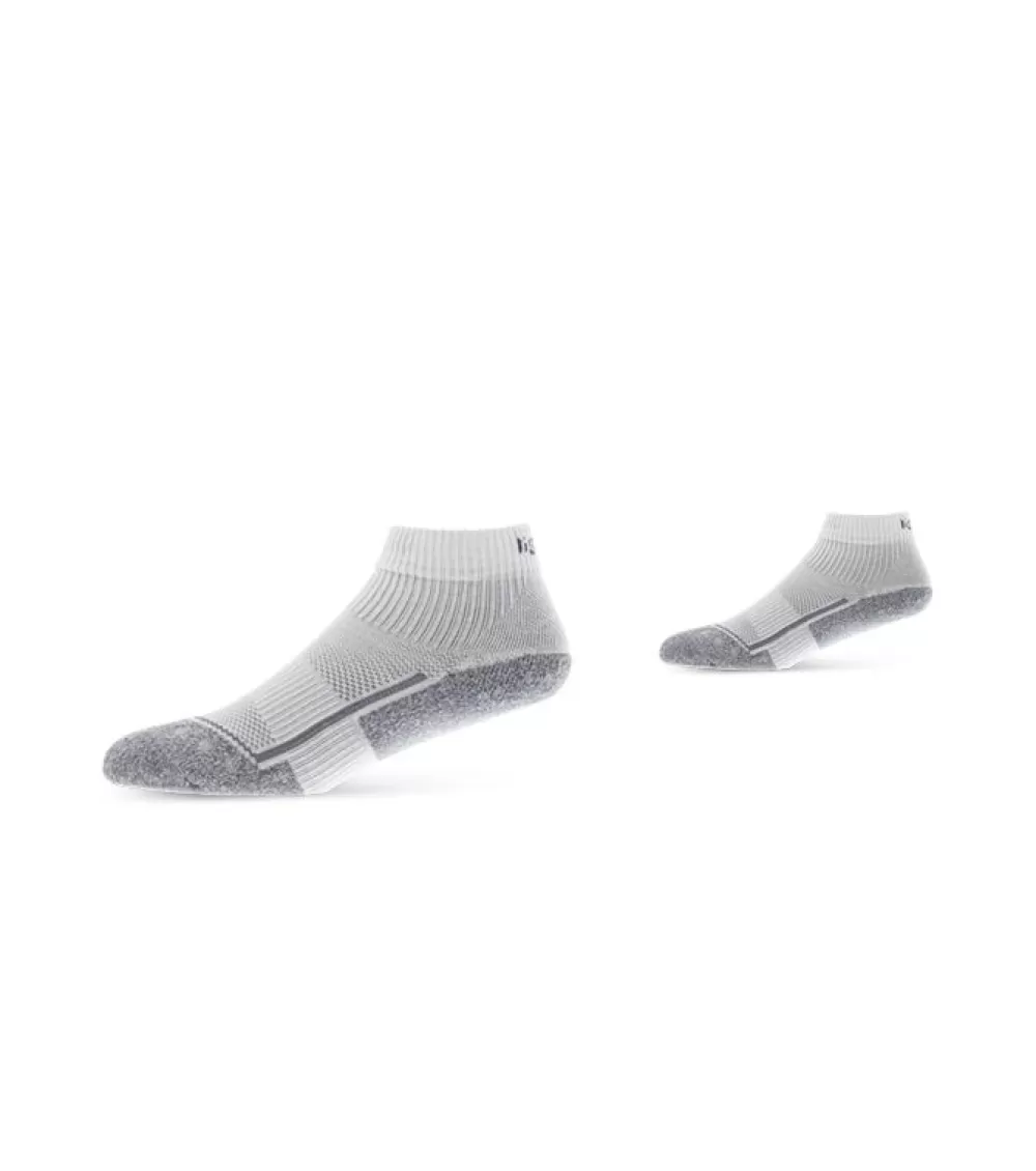 Store Lightfeet Running Mini Crew Socks Kids White Light Grey Marle