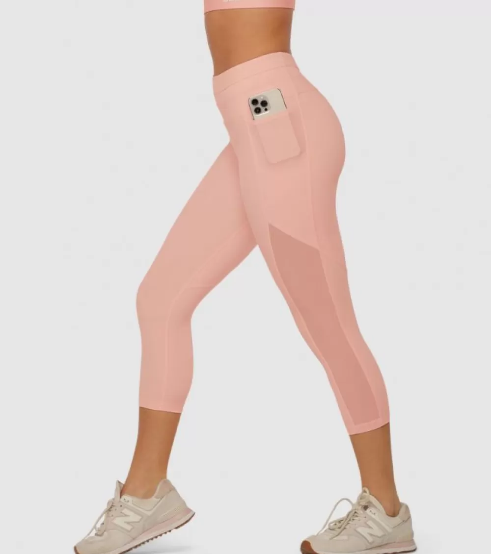 Shop Lorna Jane Ultra Hold Booty 7/8 Leggings Womens Blushed Pink